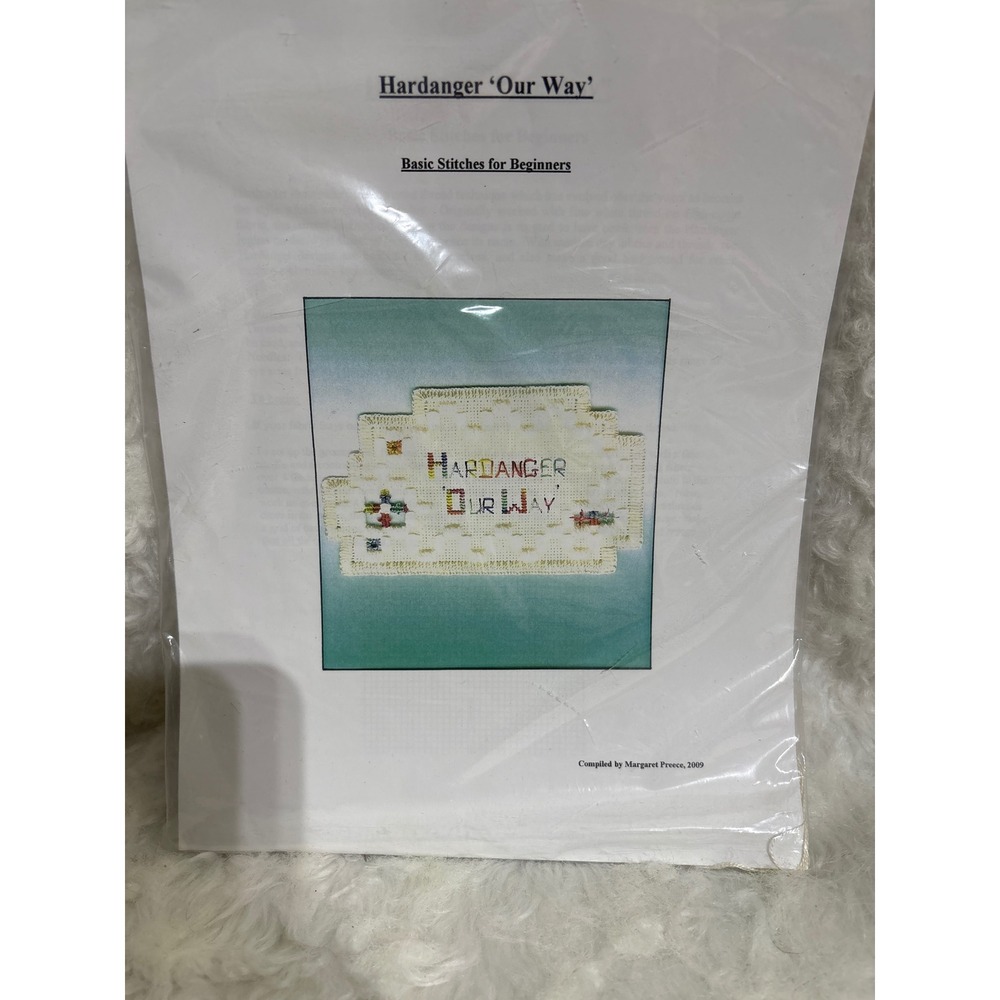 Margaret Preece Hardanger Our Way Embroidery Kit Basic Stitches Beginner NEW